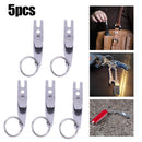 1-5pcs Mini Edc Gear Pocket Suspension Clip Hanger Tool Key Ring Keychain Buckles Mini Clips Camping Hiking Outdoor Tools