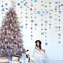 Gold 30th Happy Birthday Party Paper Banners Decorations Number 30 Year Old Circle Dots Twinkle Star Garlands Hanging Backdrops