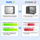 2/3/6/10L/30L Digital Heating Ultrasonic Cleaner 220V 40KHZ Stainless Steel Ultrasound Cleaning Machine Home Appliance