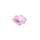 Gobricks GDS-2059 Outdoor Accessory Kit Flower with 6 Rounded Petals and Pin compatible with lego 95831 Assembles Building Block