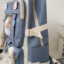 5pcs Girls Backpack School Bags for Teenage Girls Multipockets Backpack Women Mochila Travel Bookbags Shoulder Bags