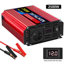 1000W-10000W Inverter 12V/24V 220V Pure Sine Wave Converter Solar Inverters With LED EU Socket