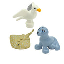 Figures Animal Building Block MOC City Goat Sheep Eagle Owl Panda Parrot Seagull Penguin Zoo Fram Accessories Bricks Toy Gift