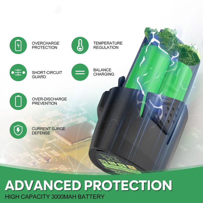 Dreamdash 10.8V 3000mAh Lithium-Ion Battery Compatible For STIHL GTA 26 /SEA 20/HSA 26/AS2 10.8V Battery Power Tools