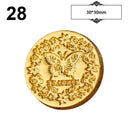 Irregular Lacquer Seal Head Retro Stamp Diy Scrapbooking Crafts Invitation Letter Decor Wax Seal Christmas Valentine's Day Theme