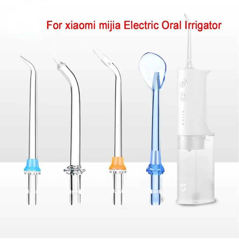 Xiaomi Oral Irrigator Accessories IPX7 WaterProof Water Jet Flosser Oral Cleaning W 4 Nozzles Memory Mouth Clean Not Original