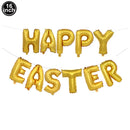 Happy Easter Foil Balloons Cute Bunny Balloons Egg Chick Balloons Easter Party Decoration Kids Easter Gift Easter Party Balloons
