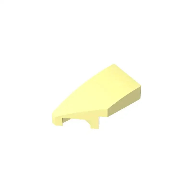 Gobricks 1 Pcs MOC 2 x 1 with Stud Notch Left Bricks Compatible With 29120 1383 1125 Model Building Blocks Parts Kids DIY Toys