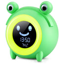 Cute Animal Child Alarm Clock Sleep Trainer Digital Wake Up Colorful Night Light Snooze Temperature NAP Timer Kid Alarm Clock