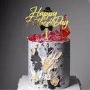 3pcs Super Dad Acrylic Cake Topper Gold Dad Father Birthday Cake Topper for Father's day Daddy Birthday Party Cake Decorations