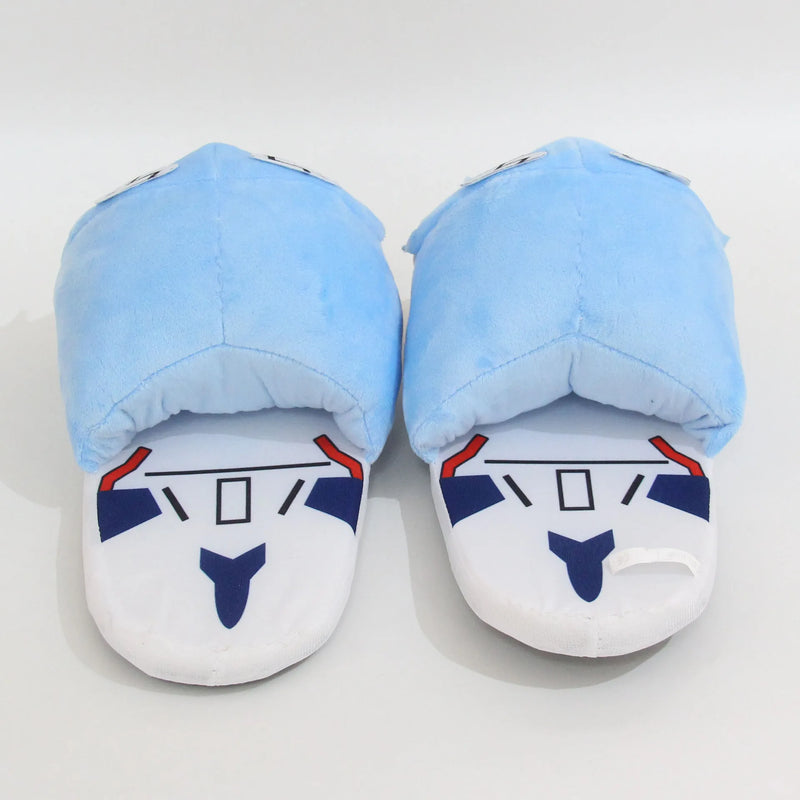 EVANGELION Rei Ayanami Anime Figure Plush Cotton Shoes Animation Winter Cotton Slipper Thick Home Non-slip Couples Slippers Gift