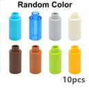 Big Size Building Block Pillar Farm Fence Guardrail Ceramic Tile Construction Assemble Bricks Compatible Large Size Duploes Toys