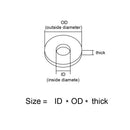 30/50/100pcs M3 M3.5 M4 M4 M5 M6 M8 M10 M14 M16 M18 M20 Plastic Nylon Flat Washer Plane Spacer Insulation Gasket Ring For Screw