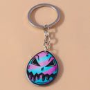 Cute Funny Easter Chicken Hen Keychain Animal Keyring Pendants for Women Girls Handbag Accessories DIY Jewelry Gifts