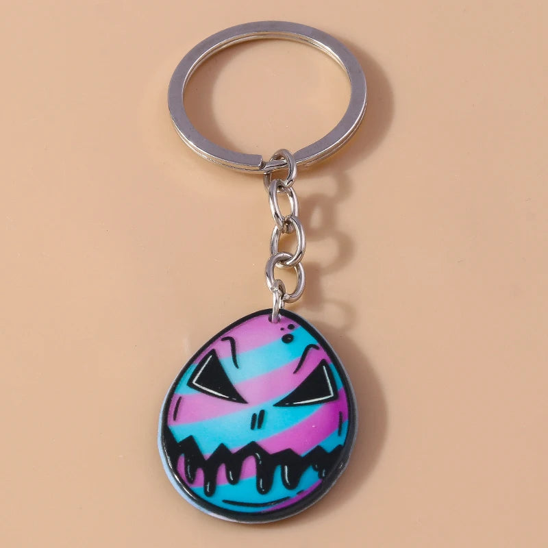 Cute Funny Easter Chicken Hen Keychain Animal Keyring Pendants for Women Girls Handbag Accessories DIY Jewelry Gifts