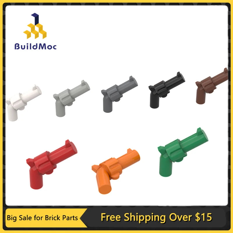 10Pcs MOC Parts 30132 Revolver Compatible Bricks DIY Assmble Building Blocks