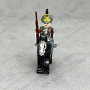 Medieval Napoleonic War French Dragoon British Soldiers Pirates Figures Army Scottish Fuisiler Building Blocks Weapons Brick Toy