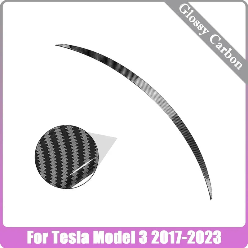 XVIP Real Carbon Fiber Wing For Tesla Model 3 17-23 Highland Trunk Lid Spoiler Compatible With Model Y 21-24 Exterior Accessory