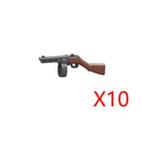 WWII Military Building Blocks Accessories Soldier Figures Weapons Box Rifle Submachine Gun AKM Shield Mini Brick Toy K003 Gift