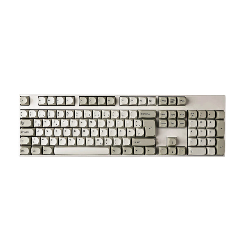 133 MA Dye Sub 9009 PBT German French QWERTZ AZERTY Keycap Mac Style For MX Mechanical Keyboard Filco 104 TKL 61 68 75 84 96 104