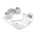 Charging Dock for Meta Quest 3S VR Headest Fast Charging Station W/ RGB Light Charging Stand for Meta Quest 3S/Quest 3/Quest 2