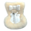 Doll Seat with Air Vent Clip and Desktop Stand Mini Plush Doll Safety Seat Car Ornament for 17cm Plush Dolls