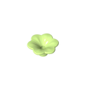 Gobricks GDS-2059 Outdoor Accessory Kit Flower with 6 Rounded Petals and Pin compatible with lego 95831 Assembles Building Block