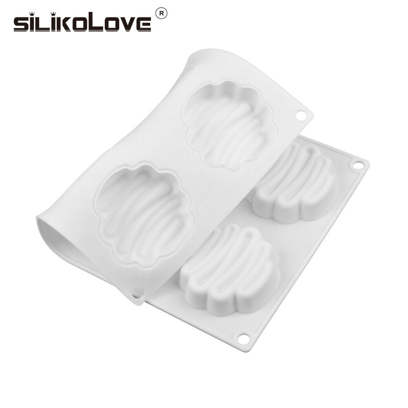 SILIKOLOVE 8 Cavity 3D Silicone Cake Mold Baking Tools DIY Mousse Dessert Bakeware Cooking Decorating Tools Moulds