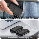 Rechargeable Hand Warmers 2 Pack, 2 in 1 Electric Hand Warmer, 6000mAh Portable Pocket Warmers Dual-Sided Safe Heating
