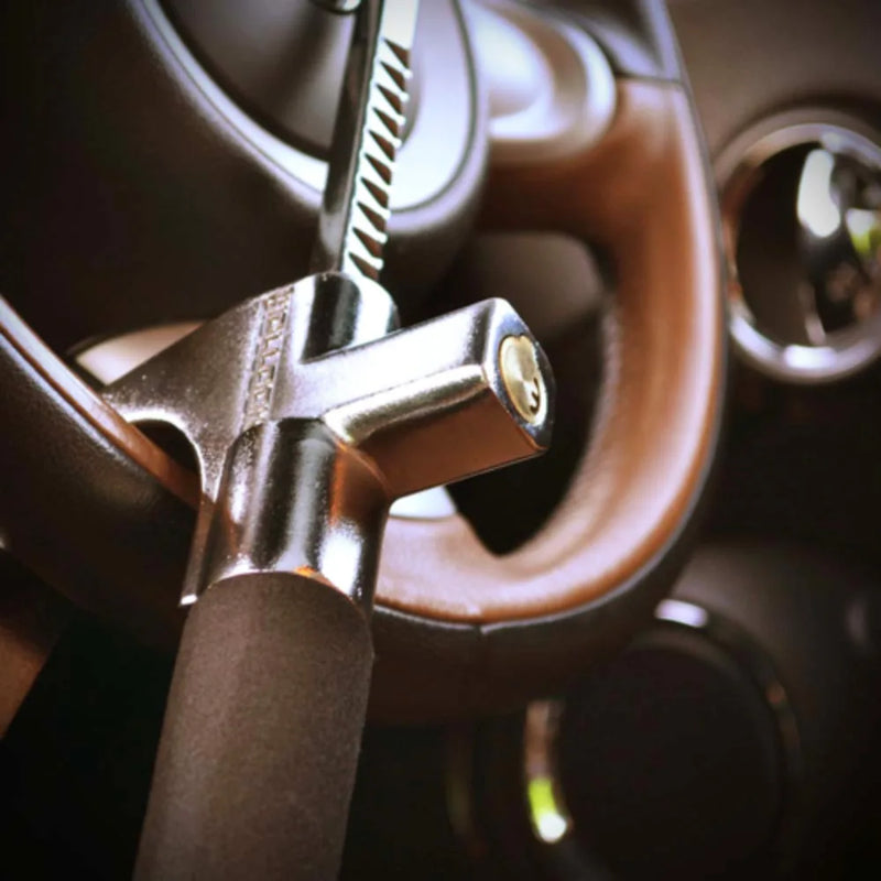 Steering Wheel Lock Heavy Duty High Security Car Van Anti Theft 3 Keys Universal