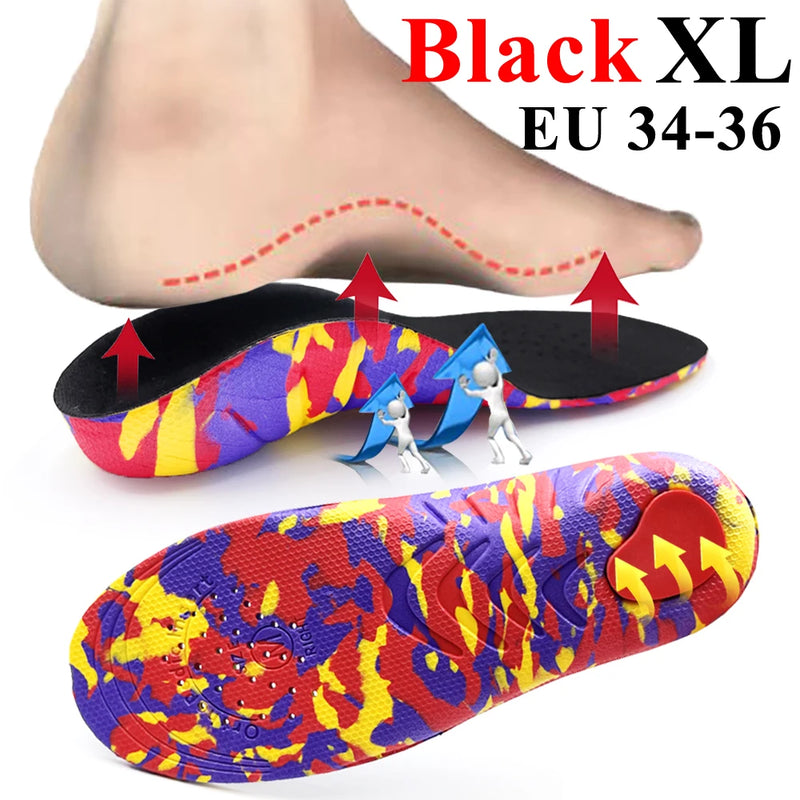 WINRUOCEN Insoles Orthoped Children Flat Foot Leg Health Correction Care Tool Unisex Arch Support kids Insole Sport Shoes Pads