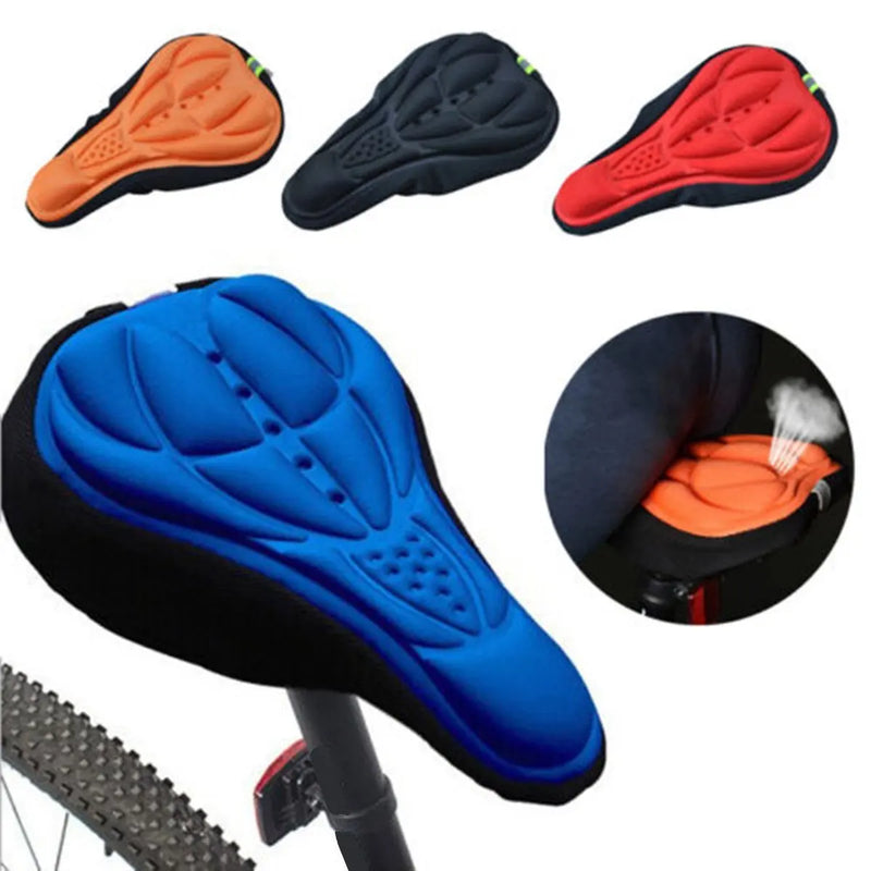 New 3D Saddle Seat NEW Soft Bike Seat Cover Comfortable Foam Seat Cushion Cycling Saddle for Bike Accessories