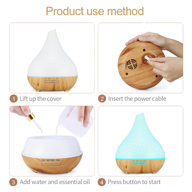 Tuya WiFi Smart Humidifier Essential Oil Diffuser Aromatherapy Ultrasonic Air Humidifiers Aroma Diffuser Work With Google Home