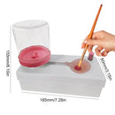 Paint Brush Cleaner Washer Multifunction Painting Brush Basin Holder and Organizer width Tray Palette Lid Cleaning Bucket Art To