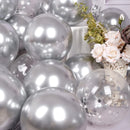 47Pcs Metallic Purple Latex Balloons Chrome Balloons Various Sizes for Girls Women Purple Birthday BabyBridal Shower Decorations