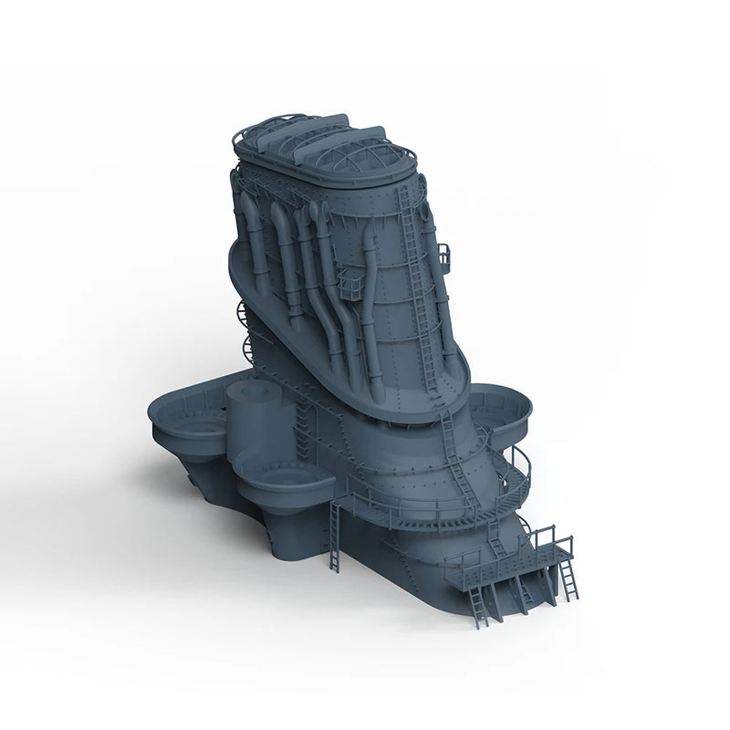 Yao's Studio LY613 1/200 1/350 1/700 3D Printed Resin Model Kit IJN Ship's Boat For Yamato Battleship Main Chimney  1pc