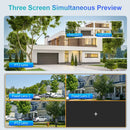 LS VISION 10K 20MP WiFi IP Camera Outdoor Three Screens Five Lens 20X Zoom 6K PTZ Auto Tracking Waterproof Home Security Cameras