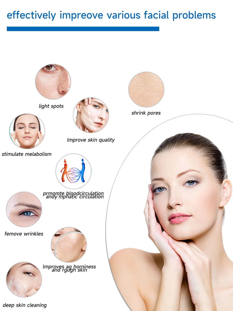 NEWGAGA 3pcs Water Facial Skin Care Face Serum Aqua Peeling Solution 400ml For Facial Machine Deep Cleaning Skin Rejuvenation