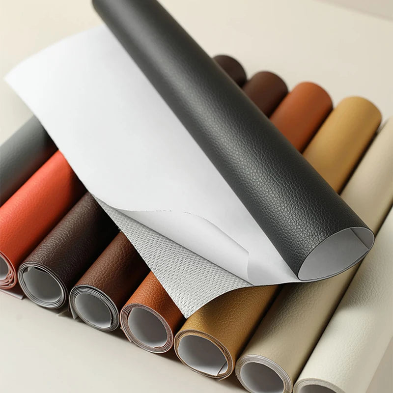 Leather Repair Patch Self-Adhesive Leather Tape DIY Upholstery Vinyl Sticker for Couches Sofa Furniture Car Seats Bags Jackets