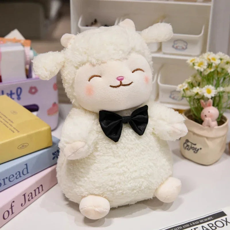 Lamb Stuffed Animal Soft Cute Lamb Plush Doll Sheep Play Toys White Birthday Christmas Holiday Easter Thanksgiving Gift For Kids