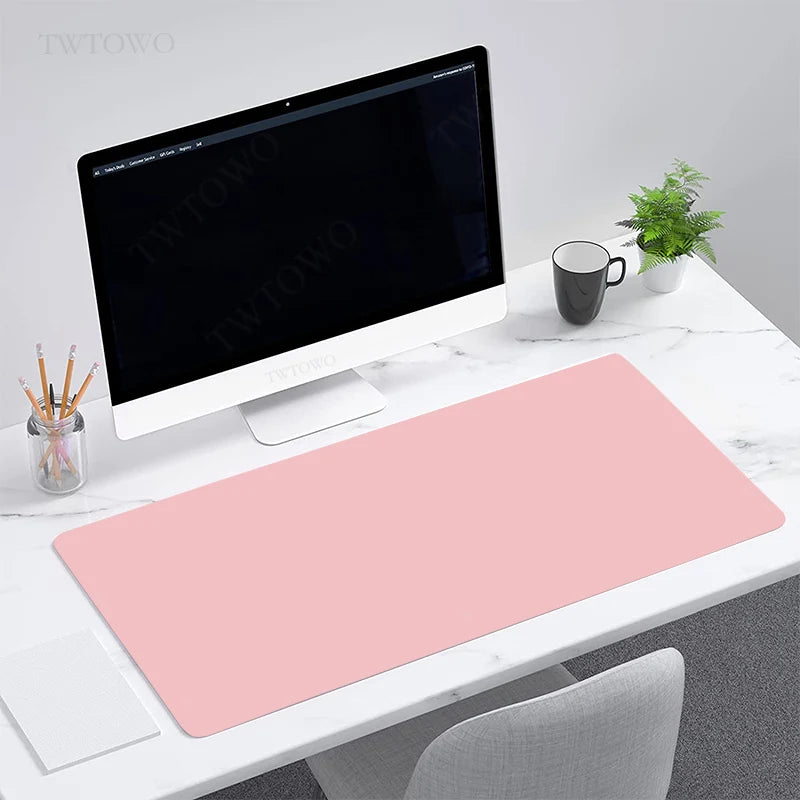 Pink Mouse Pad Gamer XL New Custom Computer Mousepad XXL keyboard pad Office Natural Rubber Carpet Non-Slip PC Desktop Mouse Pad