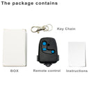 New Rolling Code PECCININ TX 3C Remote Control For Electronic Gate With Battery 433.92mhz