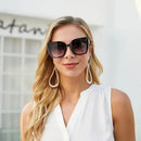 Oversized Cat Eye Sunglasses Women 2022 Luxury Brand Fashion Large Frame Square Sun Glasses for Men Retro Trendy Cateye Eyewear