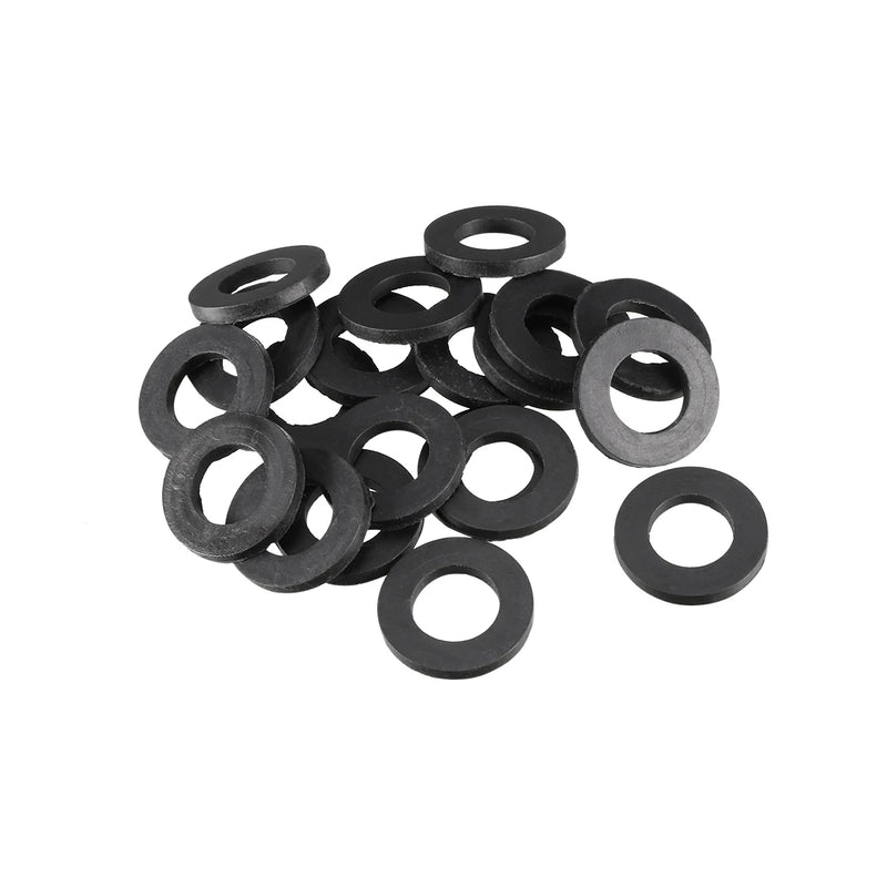 20Pcs 3mm-30mm ID Rubber Grommet Flat Rubber Ring Sealing Gaskets Plumbing Faucet Washers Seal Accessories O-Ring Hose Gasket