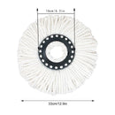 Universal Mop Head Rotating Microfibers Round 16mm Mopping Head Spin Mops Cloth Replacement Clean Tool Refill Mopping Head
