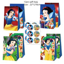 Snow White Birthday Party Set Cup Plate Napkins Tablecloth Cake Topper Balloons Disposable Tableware Baby Shower Supplies