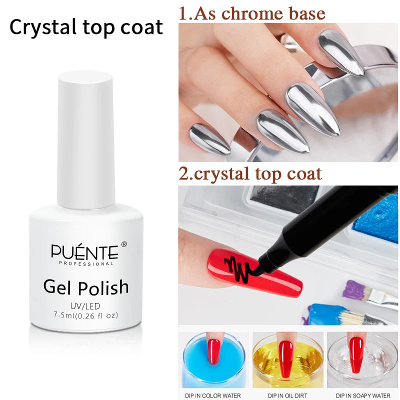 15ML Super Top Coat Gel Nail Polish Function Gel Shiny Sealer Transparent Soak Off UV LED Nail Art Manicure Gel Varnish Primer