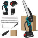 3000w Cordless Chain Saw 6/8 Inch Electric Chainsaw Rechargeable Pruning Wood Cutting Power Tools For 18V Battery