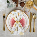 12pcs Leaf Shape Napkin Rings For Anniversary Birthday Christmas Easter Fall Halloween Thanksgiving Party Table Setting