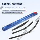 Front Rear Windscreen Wiper Blades Set For Ford Focus MK2 Hatchback 2004-2011 UK